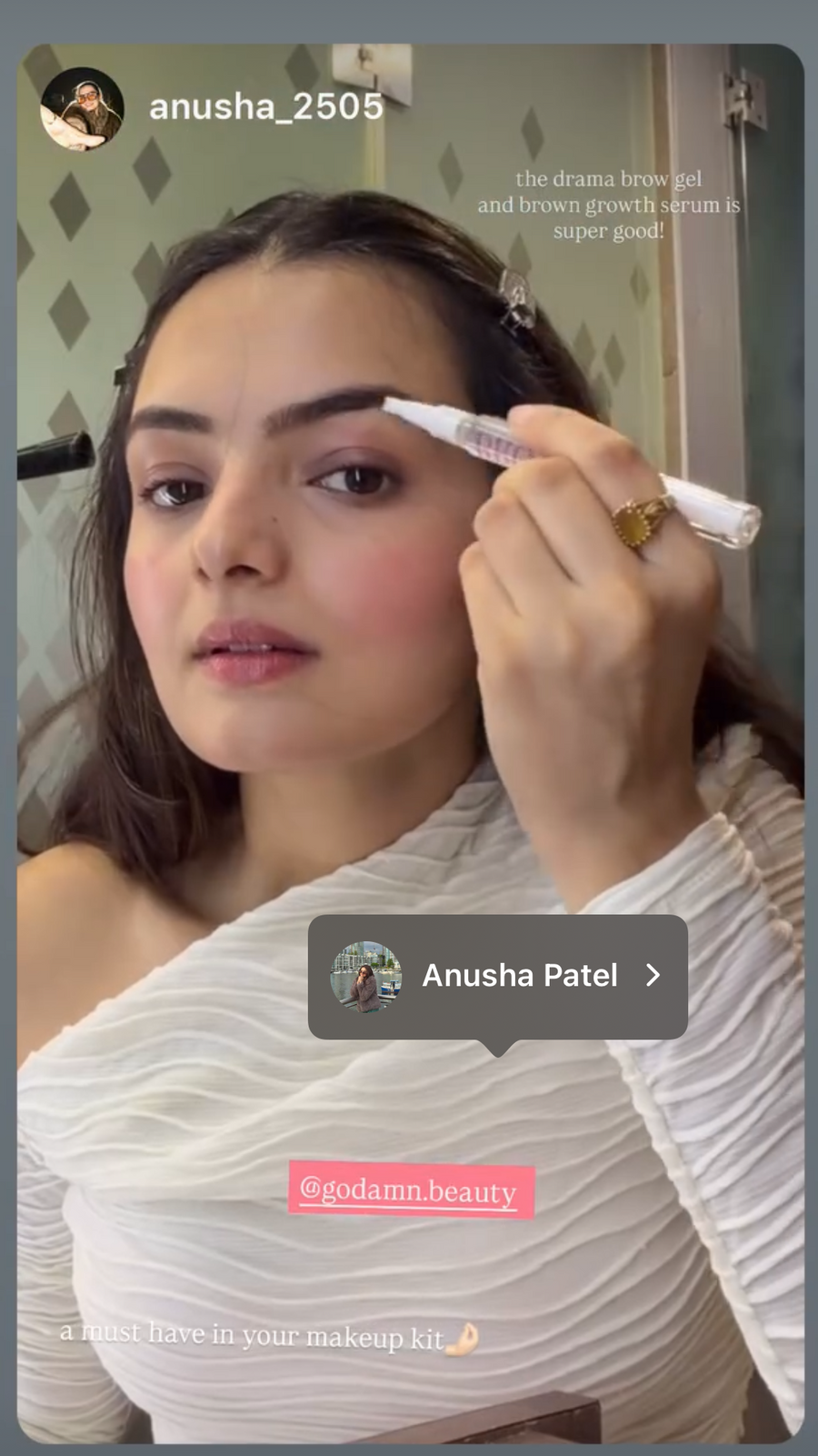Brow growth serum pen